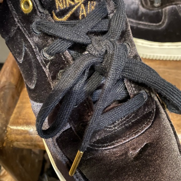 Nike Black Velvet Sneakers